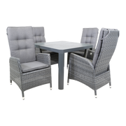 Tafel Castilla 2.0 Negro 100x100cm