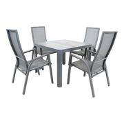 Tafel Castilla 2.0 Negro 100x100cm