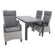 Tafel Castilla 2.0 Negro 160x90cm