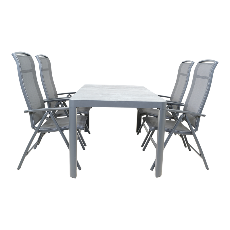 Tafel Castilla 2.0 Negro 160x90cm