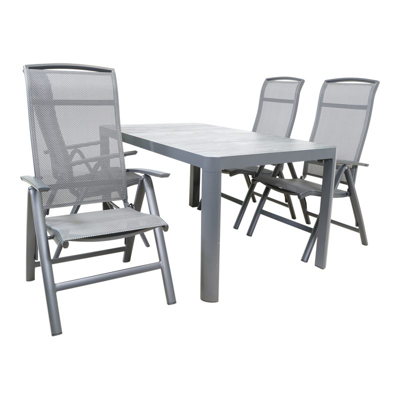 Tafel Castilla 2.0 Negro 160x90cm