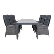 Tafel Castilla 2.0 Negro 220x100cm