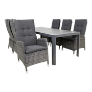 Tafel Castilla 2.0 Negro 220x100cm