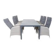 Tafel Castilla 2.0 Negro 220x100cm