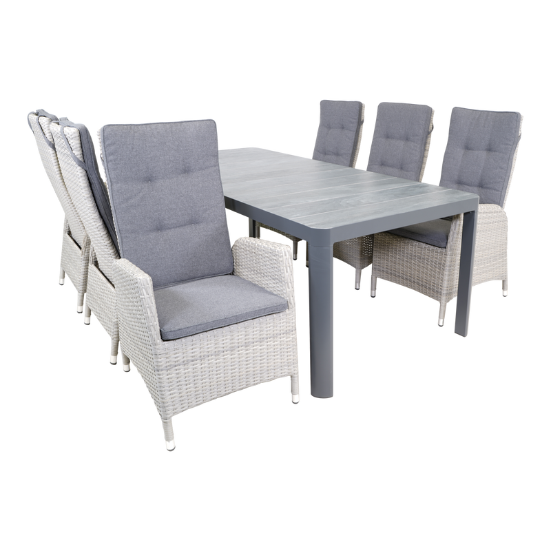 Tafel Castilla 2.0 Negro 220x100cm