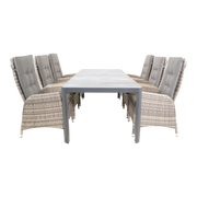 Tafel Castilla 2.0 Negro 220x100cm