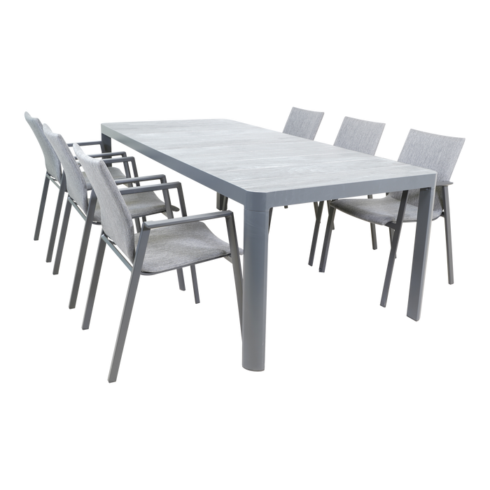 Tafel Castilla 2.0 Negro 220x100cm