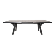 Uittrektafel Castilla 2.0 Negro Exclusive 204/264x102cm