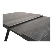 Uittrektafel Castilla 2.0 Negro Exclusive 204/264x102cm