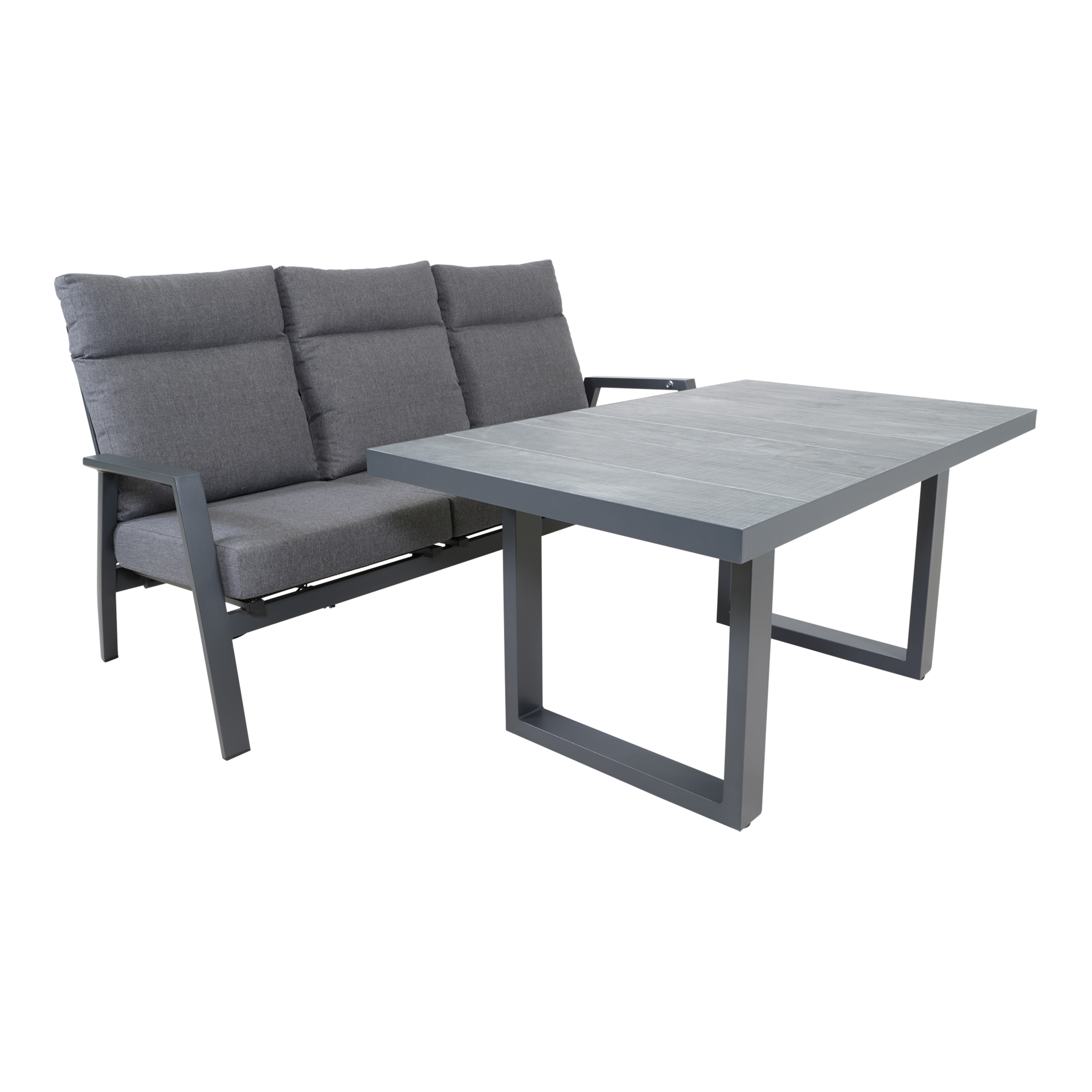 Lounge tafel hoog Prato 2.0 Negro 140x85cm