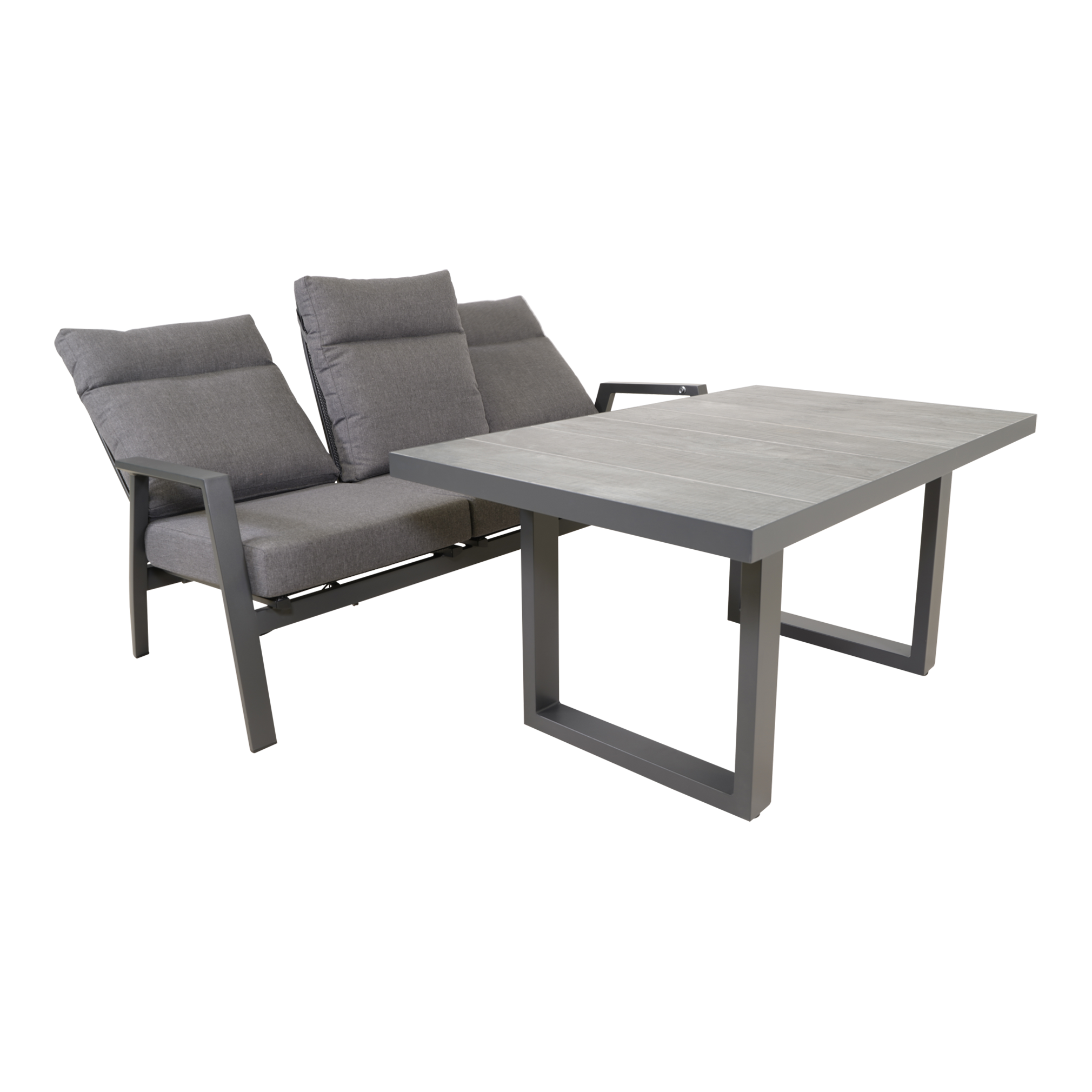 Lounge tafel hoog Prato 2.0 Negro 140x85cm