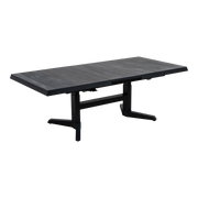 Uittrektafel verstelbaar Castilla 2.0 Negro 143/183x88x54/74