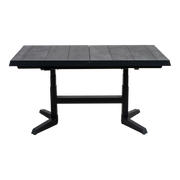 Uittrektafel verstelbaar Castilla 2.0 Negro 143/183x88x54/74