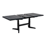 Uittrektafel verstelbaar Castilla 2.0 Negro 143/183x88x54/74