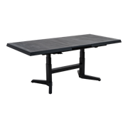 Uittrektafel verstelbaar Castilla 2.0 Negro 143/183x88x54/74