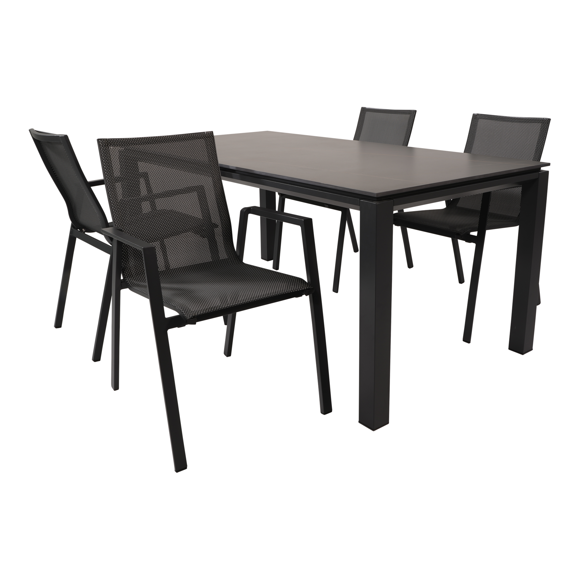 Tafel Monaco Negro 180x90cm