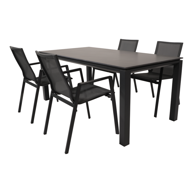 Tafel Monaco Negro 180x90cm