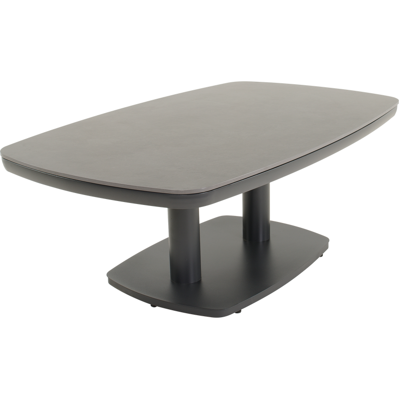 Loungetafel verstelbaar Geneva Deens ovaal 135x83cm