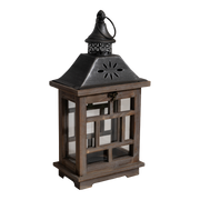 Windlicht Albanië hout, S/2