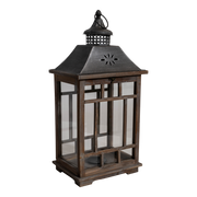 Windlicht Albanië hout, S/2