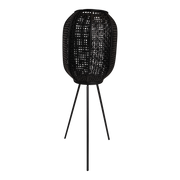 Lantaarn op voet Macy zwart, ø32x88cm