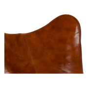 Vlinderstoel Buffalo, bruin