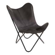 Vlinderstoel Buffalo, zwart