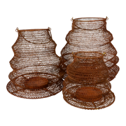 Lantaarn Roest Gaas 20x20x20cm