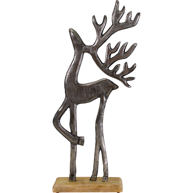 Hert op voet 41cm