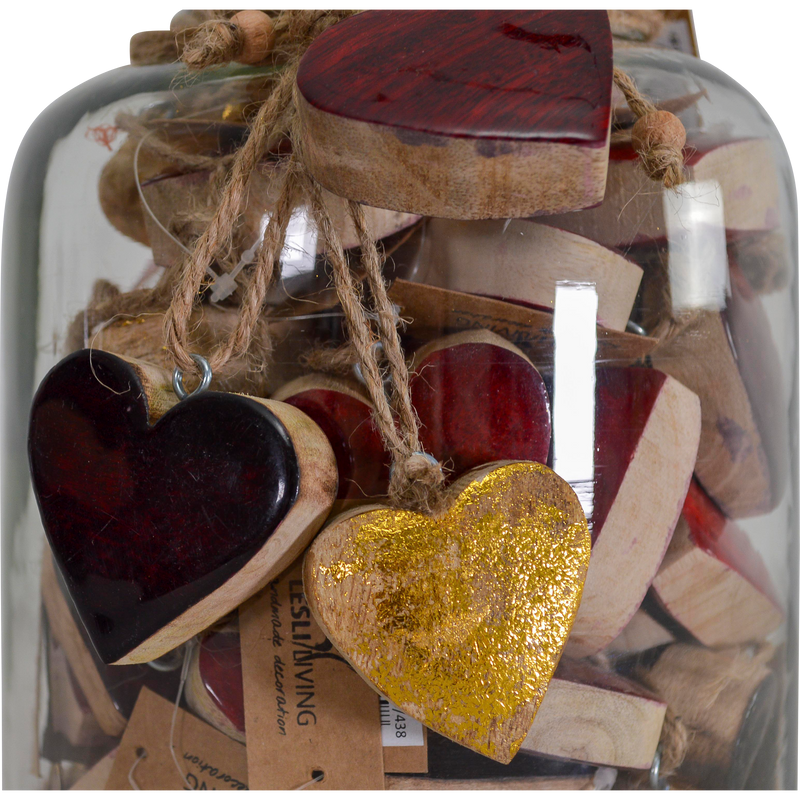 Hanger hart in fles, 3 assorti