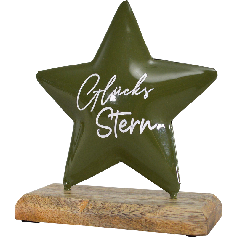 Emaille figuren op voet, 3 assorti