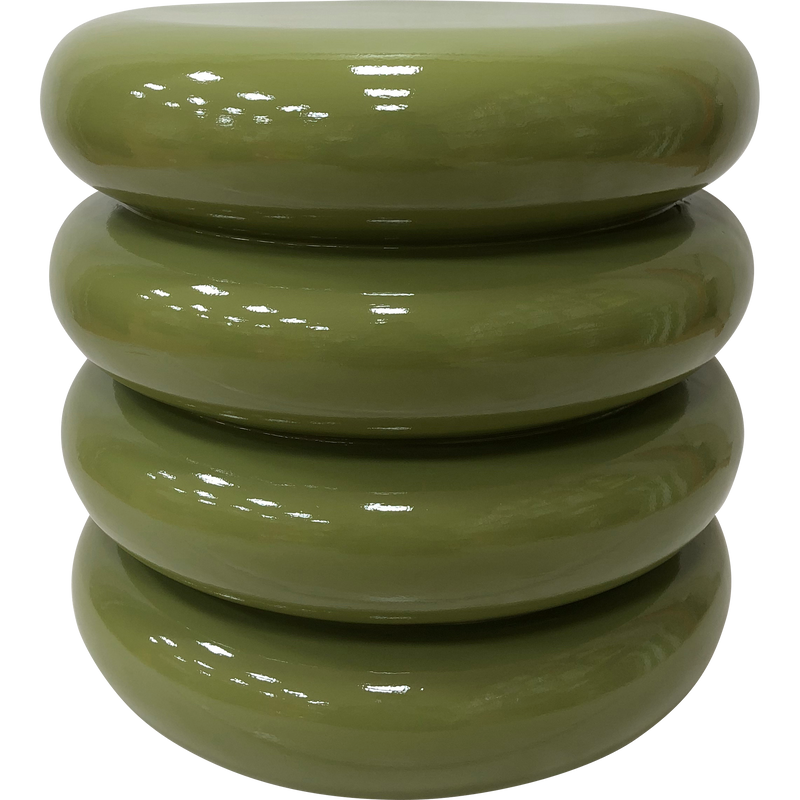 Bijzettafel Talum Mgo groen Ø40x40,5cm