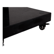 Parasolvoet op 4 wielen, 50kg graniet zwart