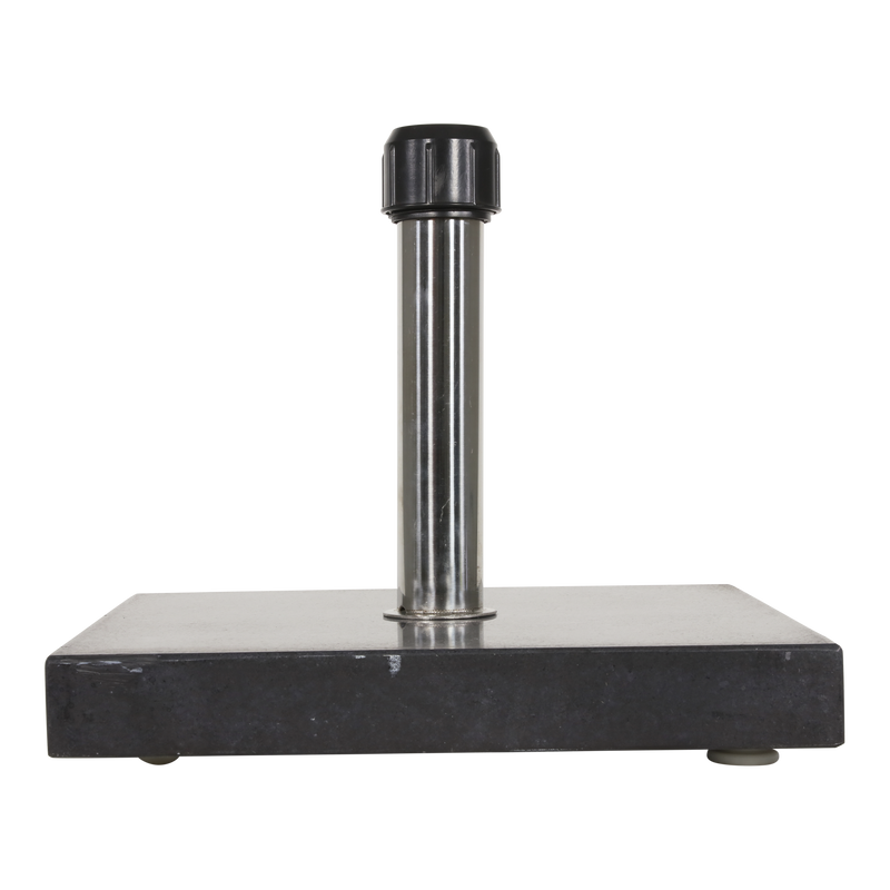 Parasolvoet vierkant graniet 35kg antraciet