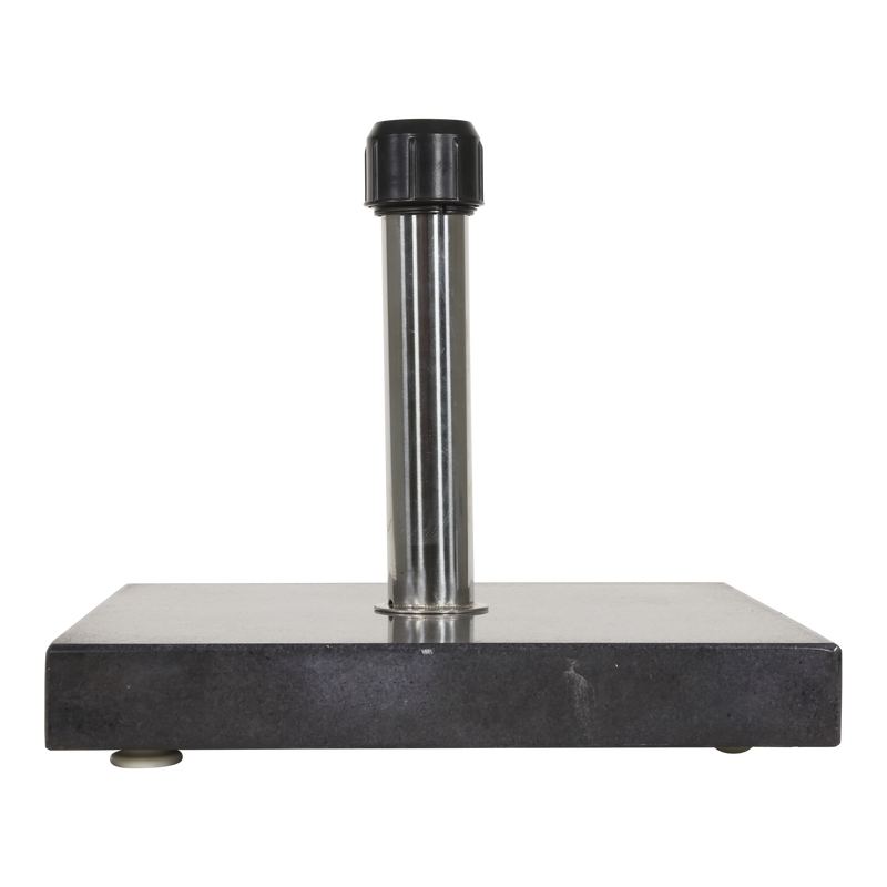 Parasolvoet vierkant graniet 35kg antraciet