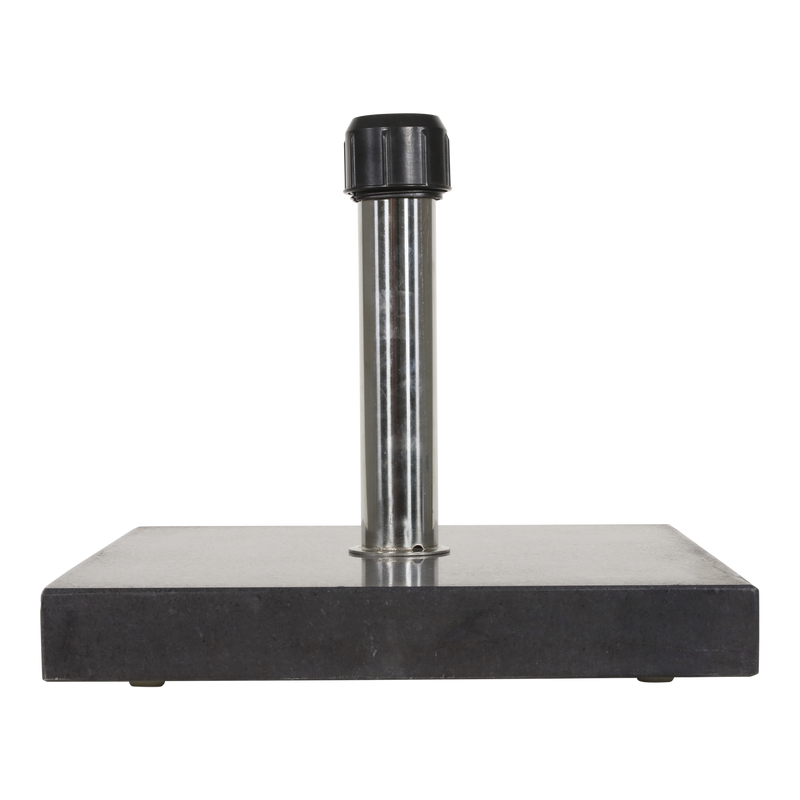 Parasolvoet vierkant graniet 35kg antraciet