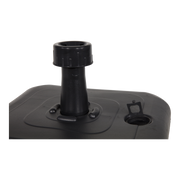 Parasolvoet kunststof vulbaar 10ltr antraciet