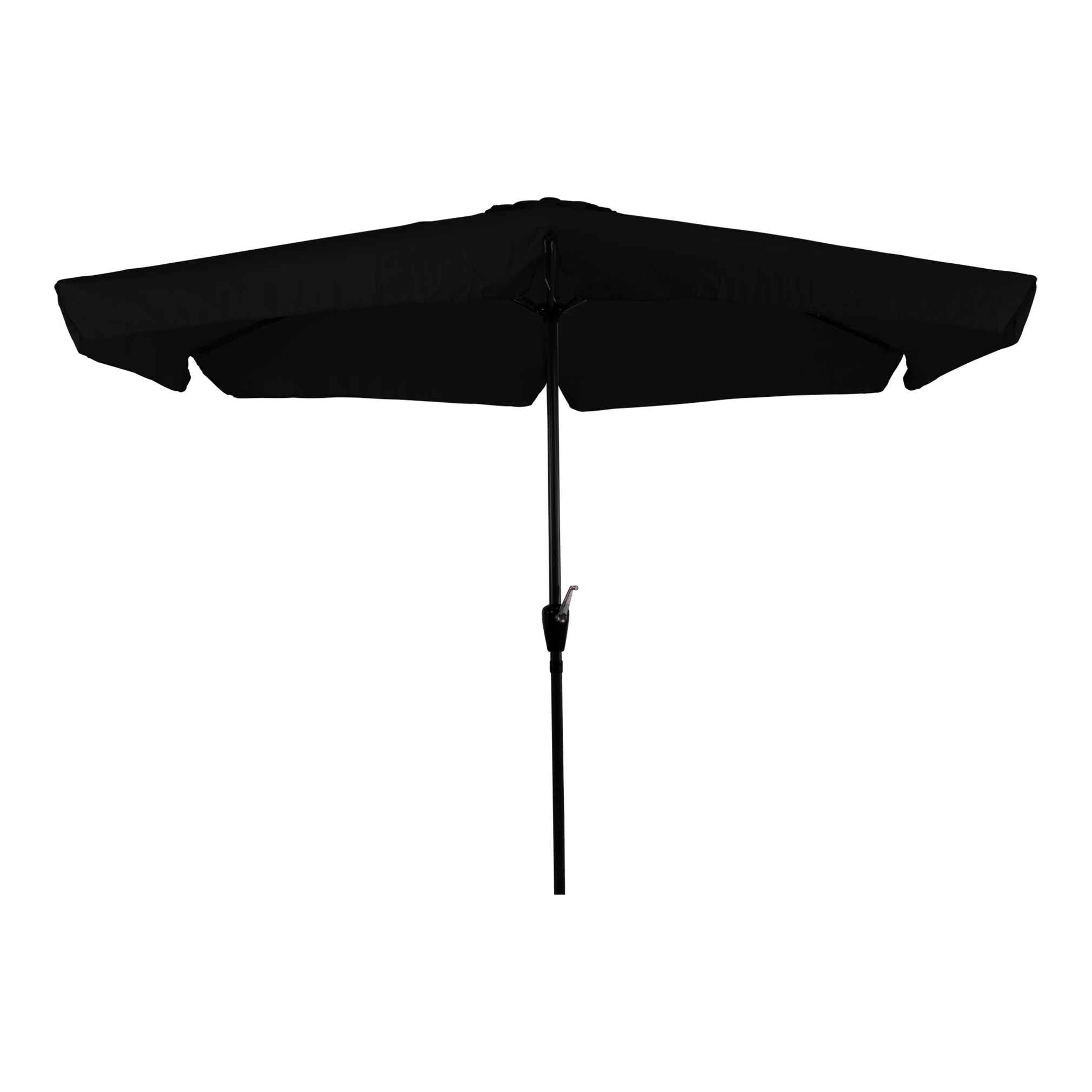 Parasol Gemini zwart Ø3mtr