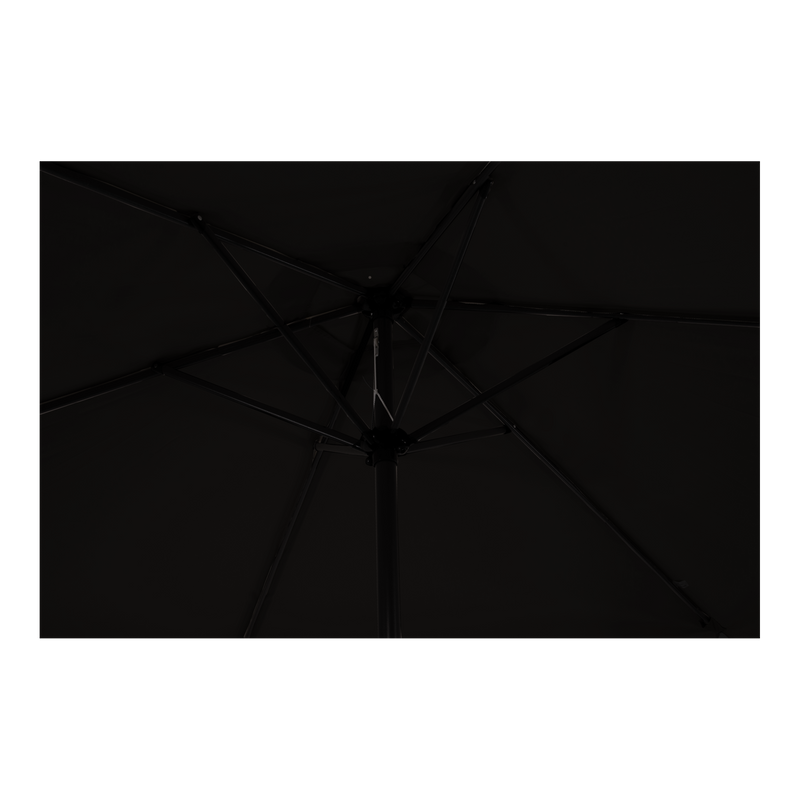 Parasol Gemini zwart Ø3mtr