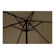 Parasol Gemini taupe Ø3mtr