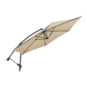 Zweefparasol Gemini ecru Ø3mtr