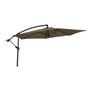 Zweefparasol Gemini taupe Ø3mtr