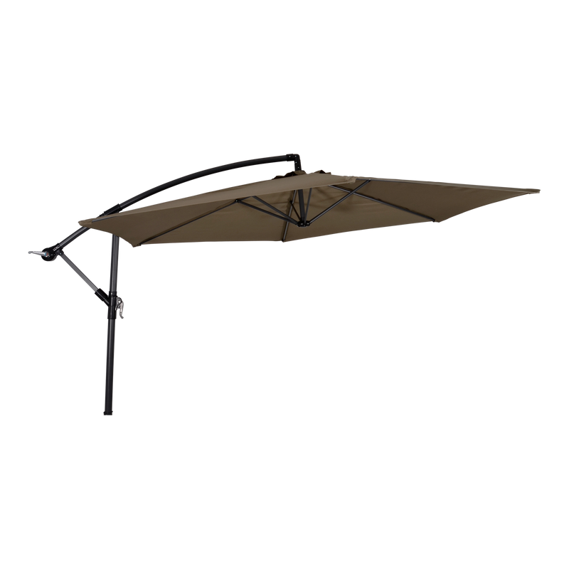 Zweefparasol Gemini taupe Ø3mtr