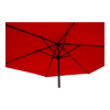 Parasol Gemini rood Ø3mtr