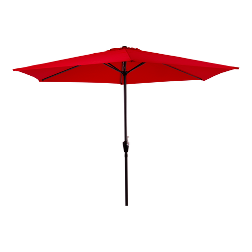 Parasol Gemini rood Ø3mtr