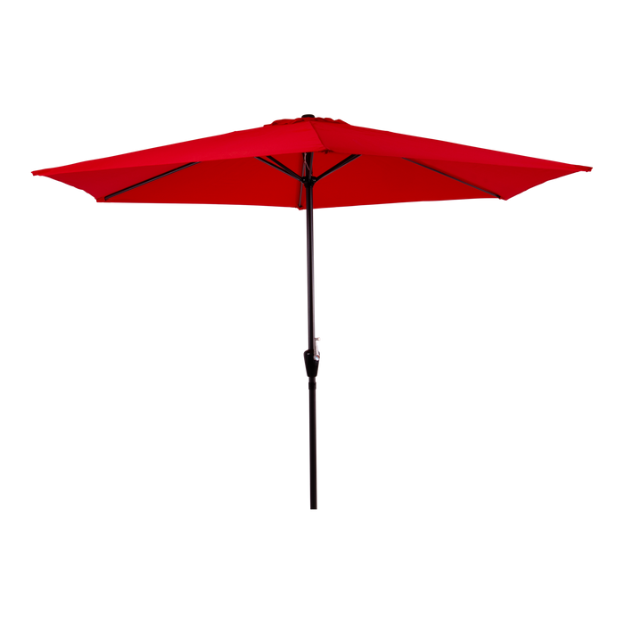 Parasol Gemini rood Ø3mtr