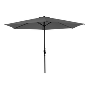 Parasol Gemini grijs Ø3mtr