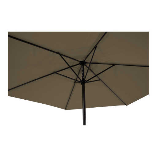 Parasol Gemini taupe Ø3mtr