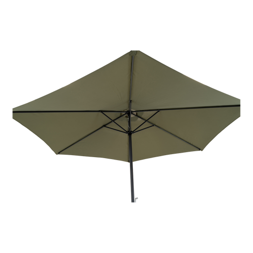 Parasol Gemini olive green Ø3mtr