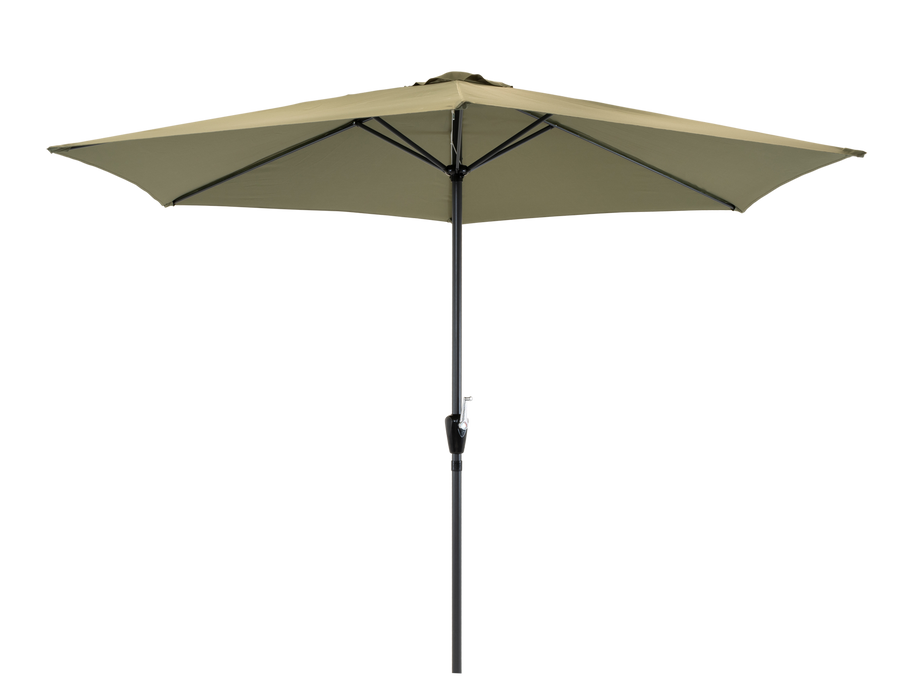 Parasol Gemini olive green Ø3mtr